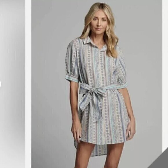 sundays Dresses & Skirts - Sundays Murphy Shirt Dress In Vintage Floral